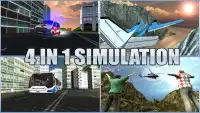 Airplane Crash-Ambulance Sim Screen Shot 0