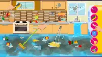 गन्दी हवेली सफाई: परिवार घर की सफाई का खेल Screen Shot 3
