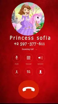 Fack Call From Princess Sofia Screen Shot 2
