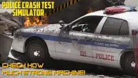 경찰 충돌 테스트 시뮬레이터 Screen Shot 1