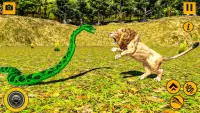 Wild Anaconda Sim Snake Games Screen Shot 1