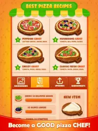Pizza pembuat Cuisine: memasak Games Untuk Anak Screen Shot 3