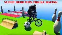 Superheroes Bmx Tricky Racing Games Screen Shot 4