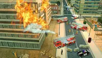 Emergency FireFighter Rescue Simulator - 911 Game Screen Shot 2