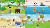 Puzzle for kids - Animal games Screen Shot 1
