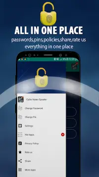Fingerprint Lock ,Pattern lock,App Lock,Call lock Screen Shot 6