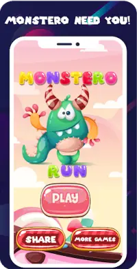 Monstero Run Screen Shot 0