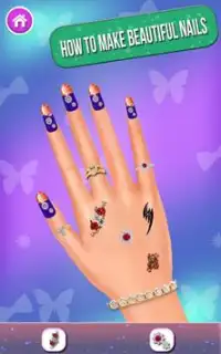 Nail Art Saloon Dress Up Screen Shot 2