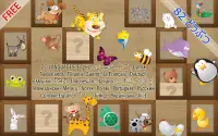 子供のための記憶ゲーム - どうぶつ Screen Shot 0