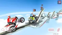 Dirt Bike Roof Top Racing Motocross ATV race games Screen Shot 1