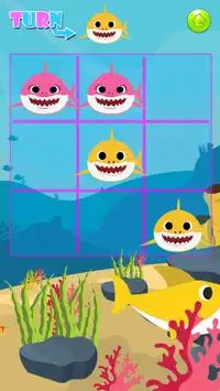 Shark Tic Tac Toe Game Screen Shot 1