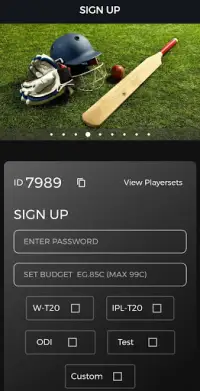 CricAuc: The Ultimate Cricket Auction Screen Shot 1