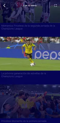 Champions League oficial Screen Shot 3