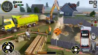 Excavator Truck Simulator Game Screen Shot 0