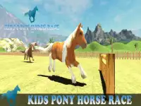 Pony Horse Kids Race 3D Screen Shot 8