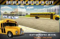 Schoolbusドライビングシミュレータ3D Screen Shot 2