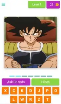 Dragon Ball Z Quiz Challenge Screen Shot 0