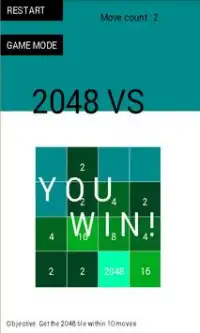 2048 Game Screen Shot 2