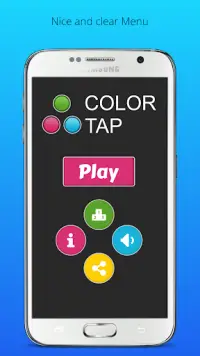 Color Tap - Gehirnjogging und Reaktionsspiel Screen Shot 0