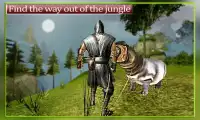 Ninja Hunter: Jungle animals Screen Shot 1