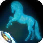 Horse 3D Hologram Simulator