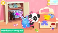 Vida do Bebê Panda: faxina Screen Shot 3