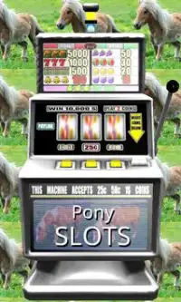 3D Cute Pony Slots - Free Screen Shot 0