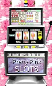 3D Pretty Pink Slots - Free Screen Shot 0