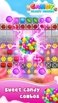 Sweet Candy Match 3 Puzzle - Sugar Crush Mania Screen Shot 0