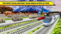 Train Simulator New 3D: Bullet Train Games Screen Shot 3