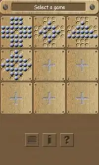 Peg Solitaire (with solution!) Screen Shot 1