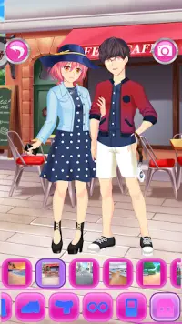 Anime Couples Dress Up Game Screen Shot 8
