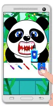 Miś panda gry dentysta Screen Shot 5