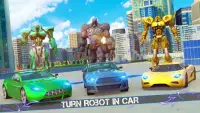 Grande Robô Carro Crime Batalha Simulador Screen Shot 0