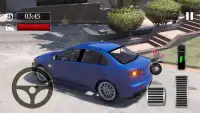 Car Parking Mitsubishi Lancer Evo X Simulator Screen Shot 0