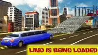 Cargo Limo Car Transport Truck –Heavy 3D Drive Sim Screen Shot 0