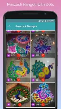 Rangoli Designs offline Screen Shot 3
