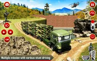 Army Transport Truck Driver: Militärische Spiele Screen Shot 1