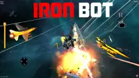 Iron Bot - Человек-истребитель летающих трансформе Screen Shot 2