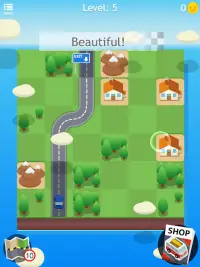 Road Trip FRVR - Hubungkan Jalan Puzzle Mobil Screen Shot 5