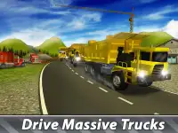 Dump Trucks Driving Simulator - drive dump trucks! Screen Shot 4