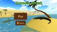 Crocodile Attack 3D Simulator Screen Shot 0