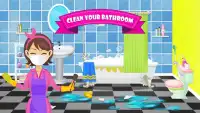 Bathroom Cleanup - Cleaning & Washing dirty toilet Screen Shot 0