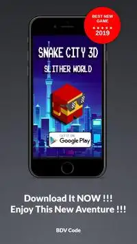 Slither Snake City 3D - Slither World Screen Shot 5