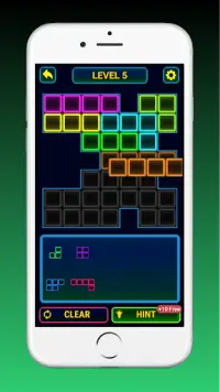 Glow Block Puzzle! Color Block Game Screen Shot 5