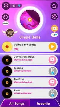 Pink Tiles Hop 3D - Dancing Music Game Screen Shot 0