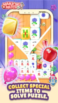 Mahjong Crush - Kostenloses Match-Puzzle-Spiel Screen Shot 3