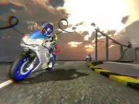 bicicleta real: acrobacias moto gratuitas corrida Screen Shot 2