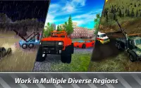 Tow Truck Emergency Simulator: offroad e cidade! Screen Shot 2