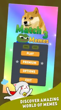 Match 3 Memes - Meme Soundboard, Casual game 2021 Screen Shot 0